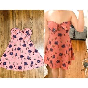 Tube Floral Dress - Forever 21